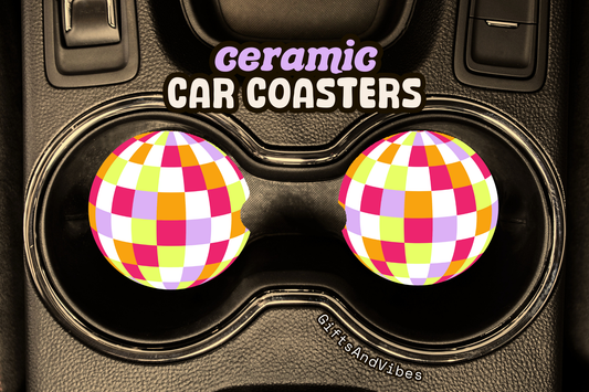 Disco Ball - Car Coasters