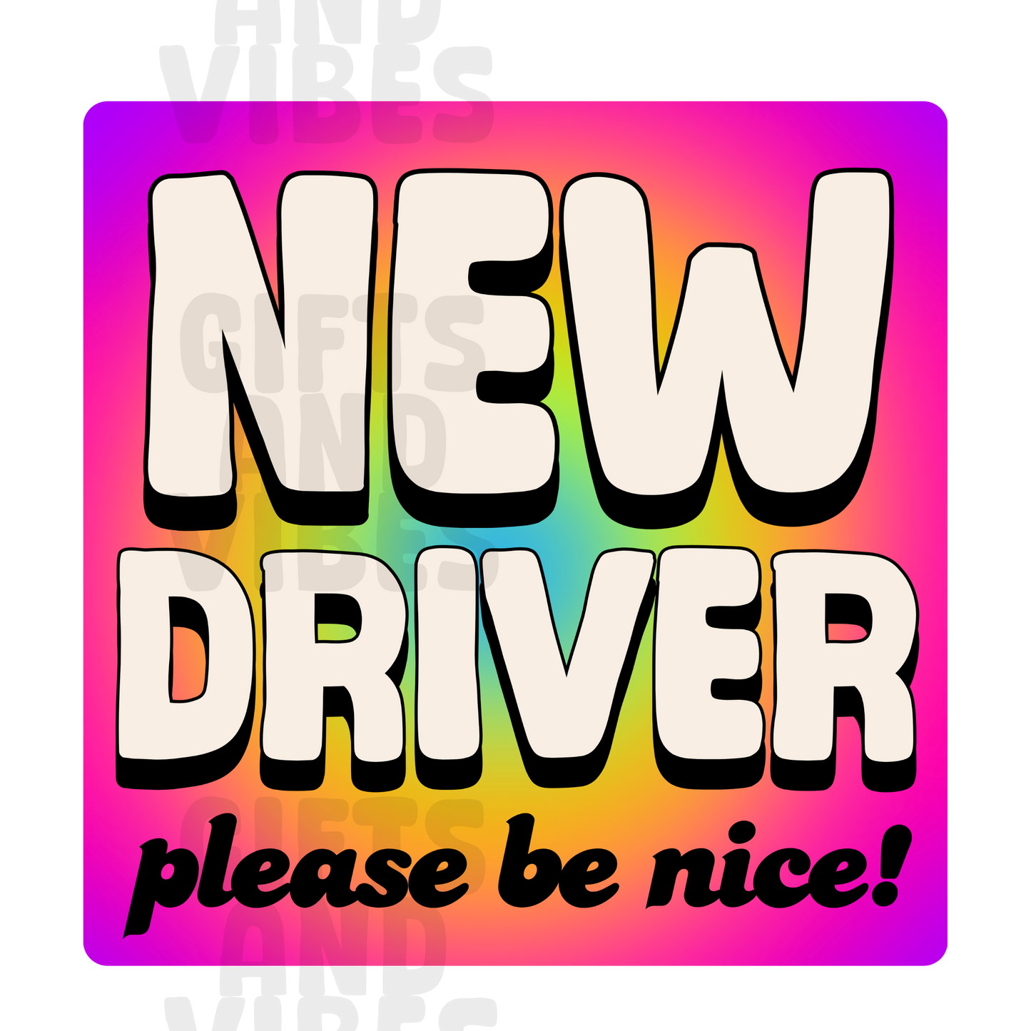 New Driver - Car Magnet