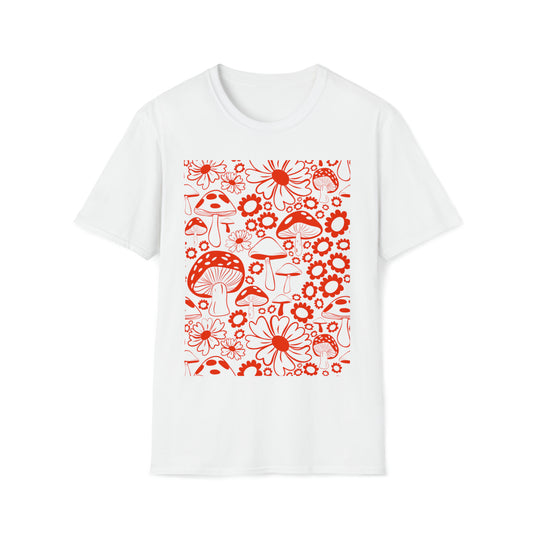 Mushroom Flowers - T Shirt