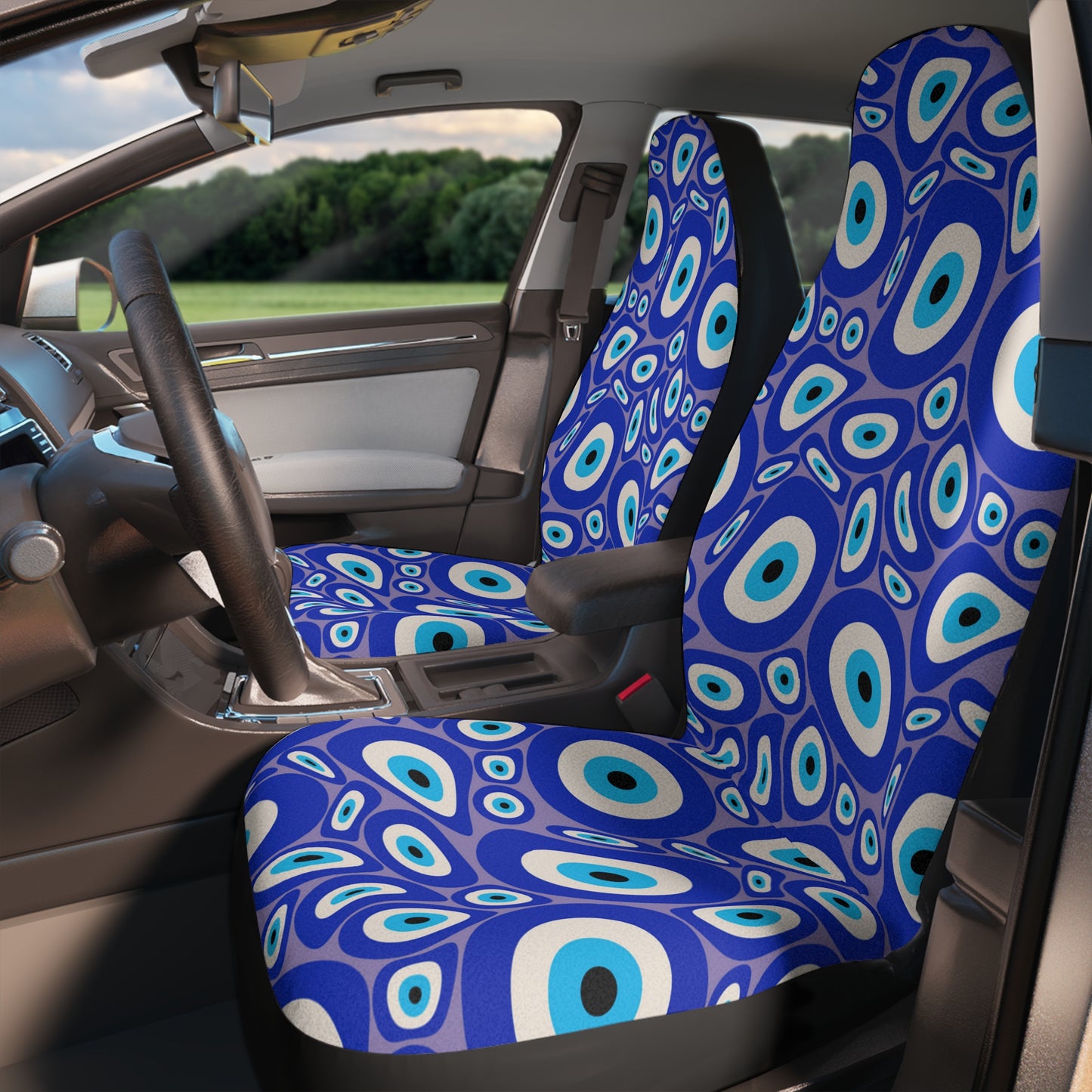 Evil Eye - Car Seat Covers Set of 2