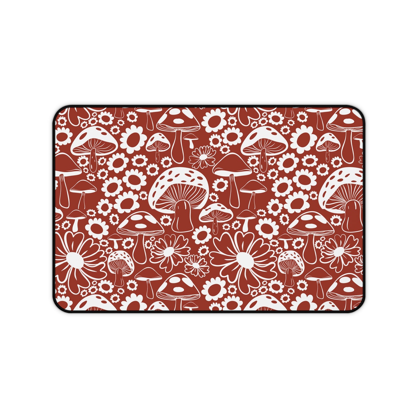 Terracotta Mushrooms Desk Mat