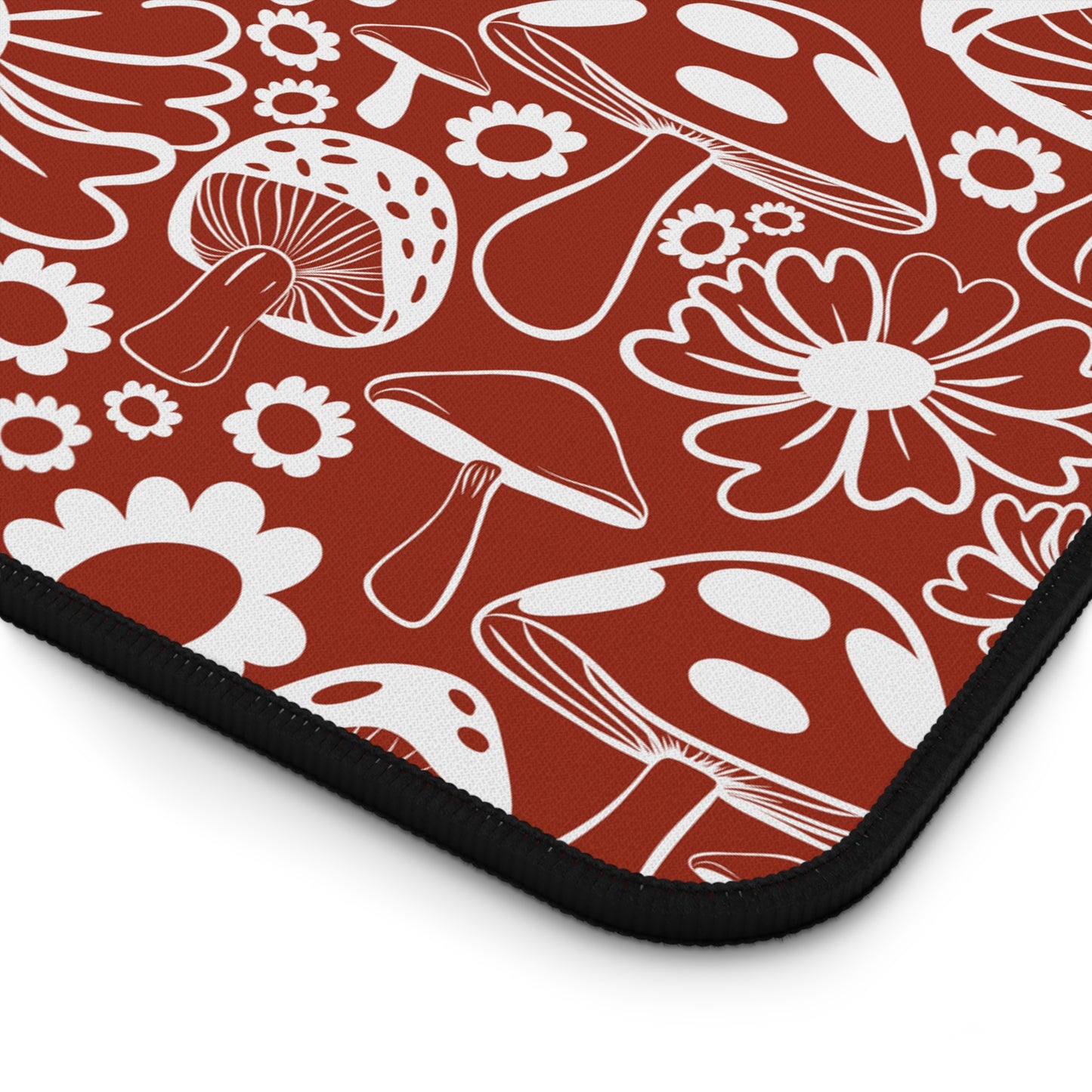 Terracotta Mushrooms Desk Mat