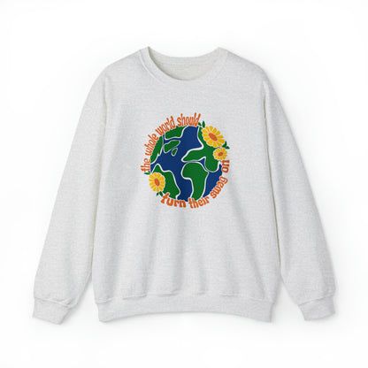 The Whole World Should Turn Their Swag On - Crewneck Sweatshirt