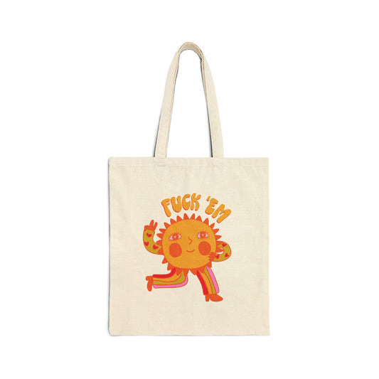 F- 'em! - Cotton Canvas Tote Bag