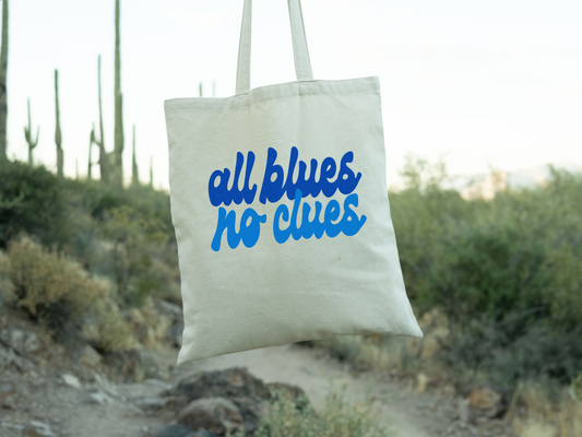 All Blues No Clues - Tote Bag