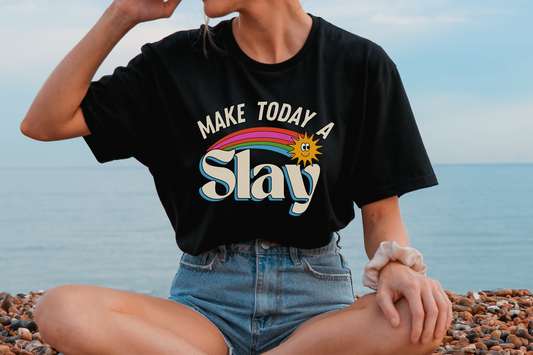 Make Today A Slay Cute Funny Unisex Softsyle T Shirt