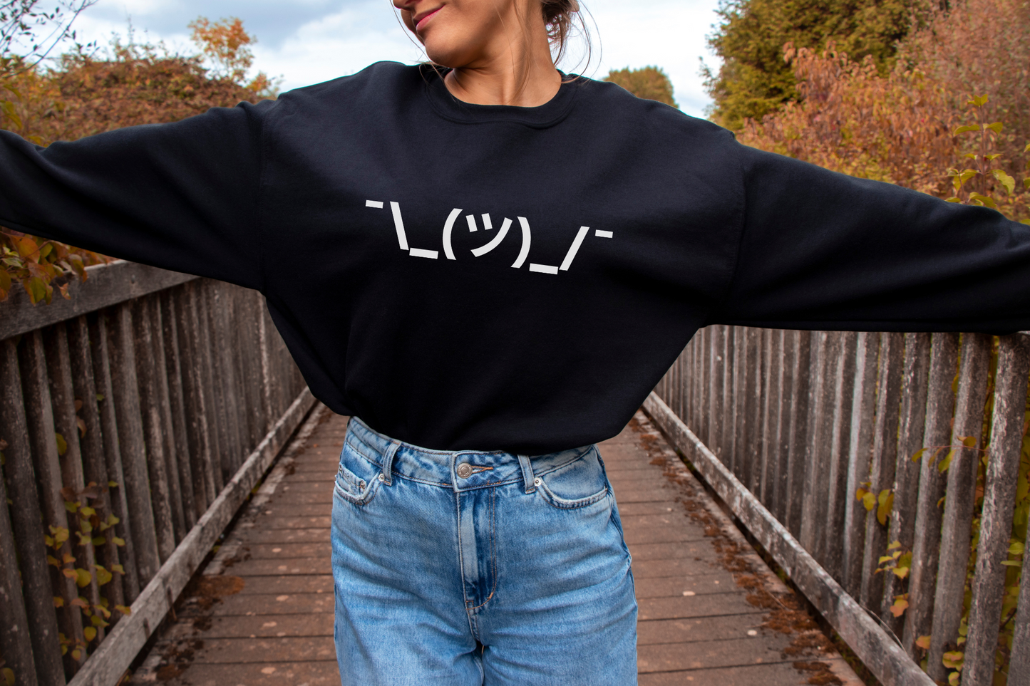 Shrug Emoticon - Sweatshirt