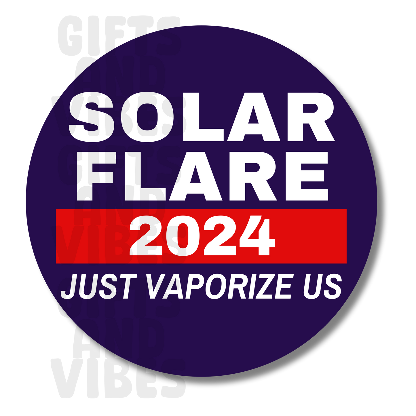 Solar Flare 2024 - Car Magnet