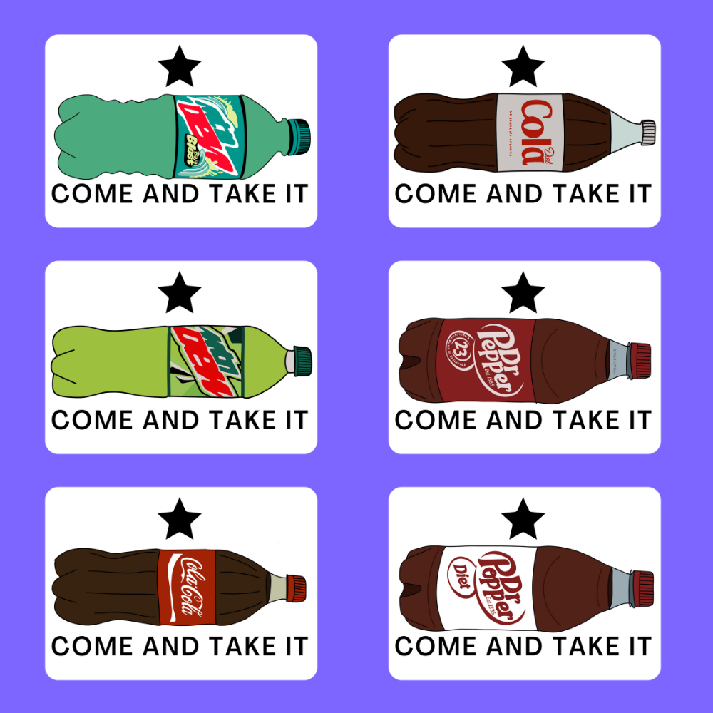 Come And Take It (Soda) - Sticker