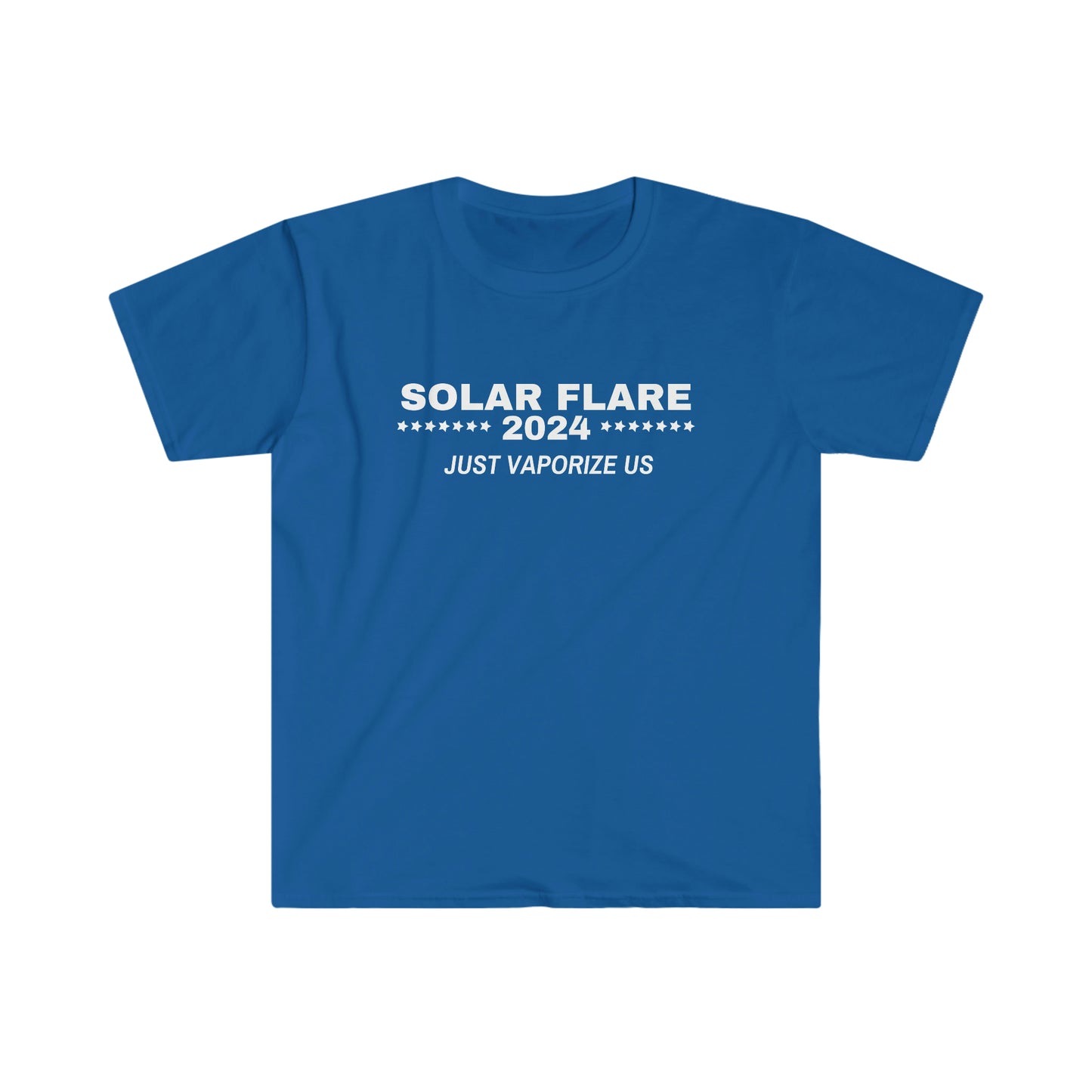 Solar Flare 2024! Political Election Meme Unisex Softstyle T-Shirt