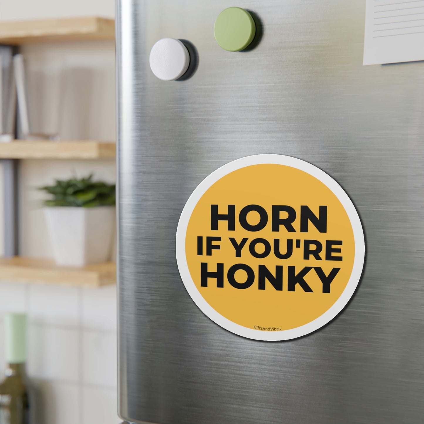 Horn If You're Honky Funny Meme Car Bumper Magnet