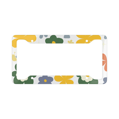 Fun Flowers - License Plate Frame