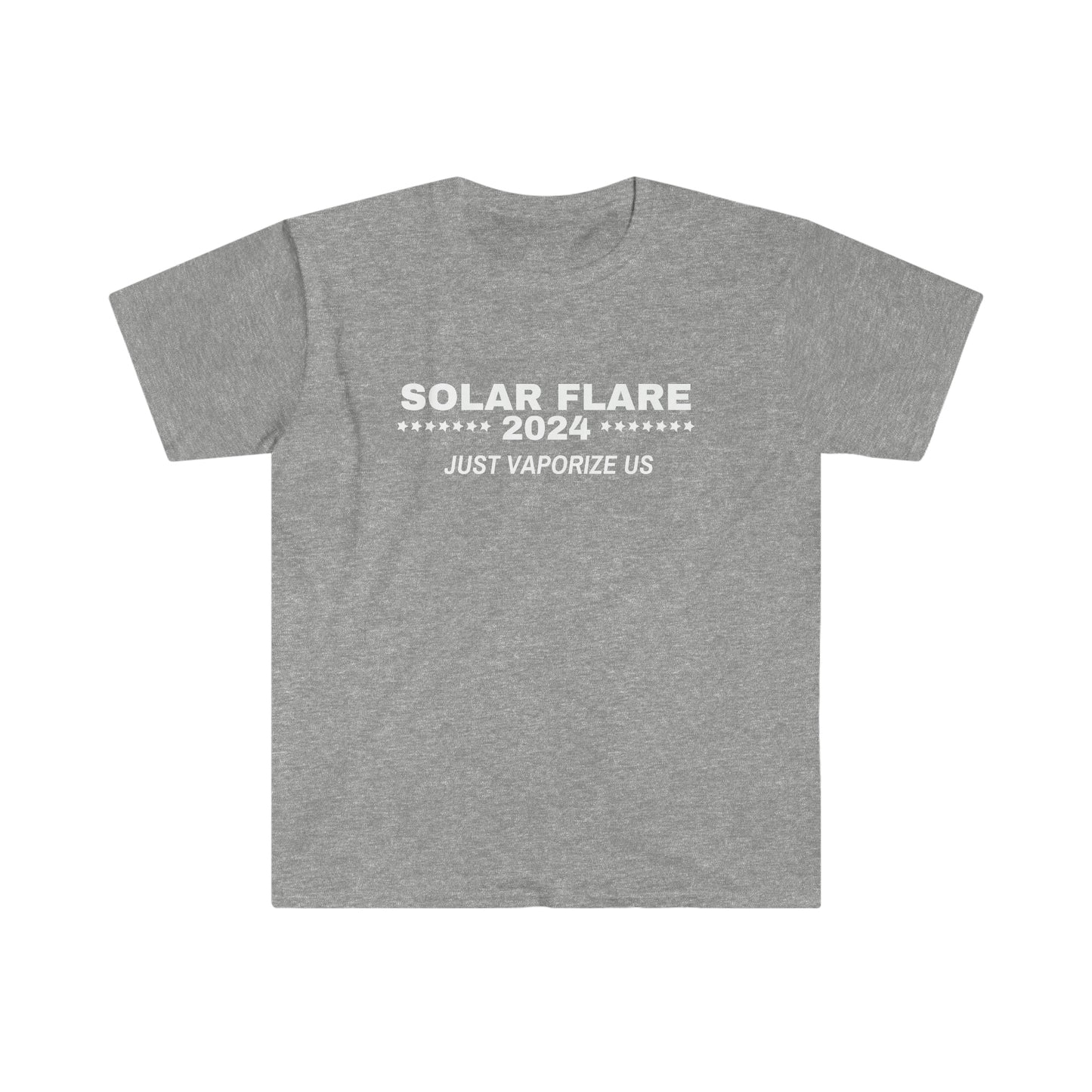 Solar Flare 2024! Political Election Meme Unisex Softstyle T-Shirt