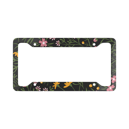 Flower Buds - License Plate Frame