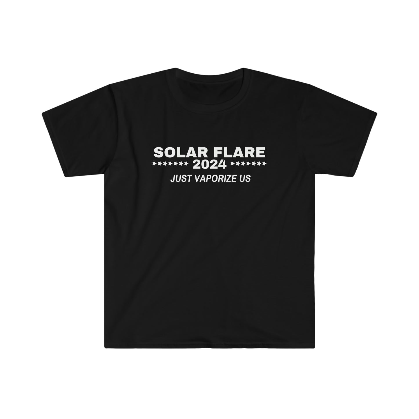 Solar Flare 2024! Political Election Meme Unisex Softstyle T-Shirt